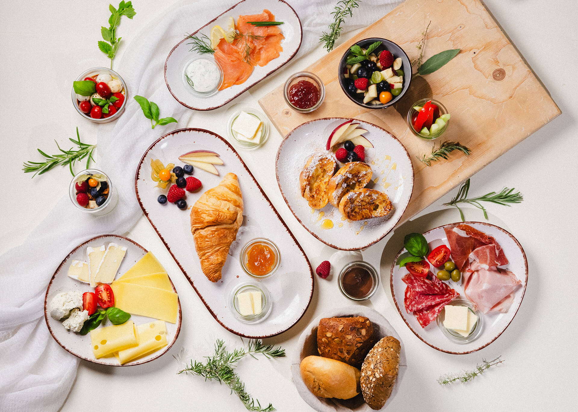 Frühstückssortiment